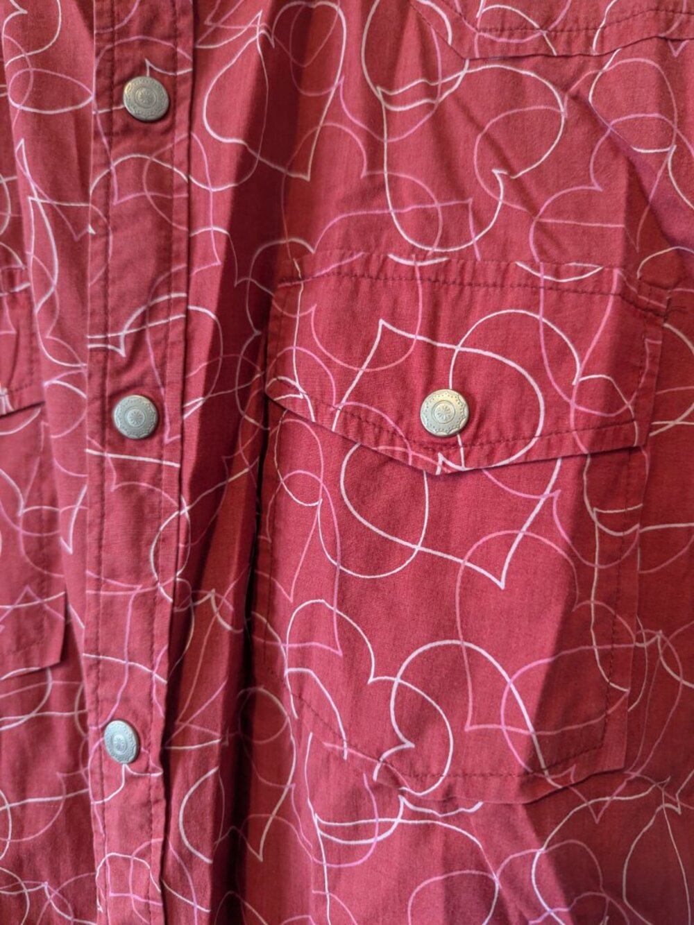D&G - Unisex Vintage heart print shirt - Sz L - Picture 5 of 8